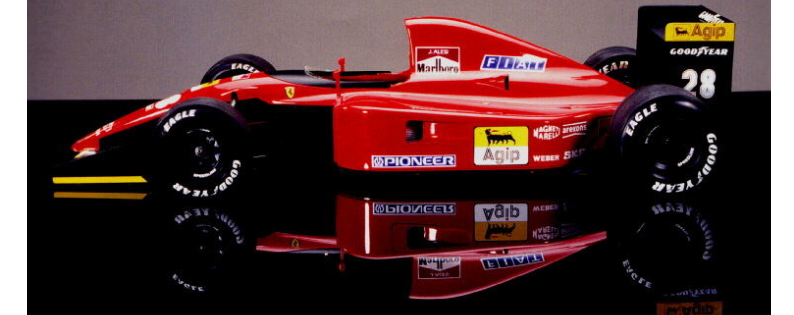 Rosso 1/8 Ferrari 643 F1 metal kit