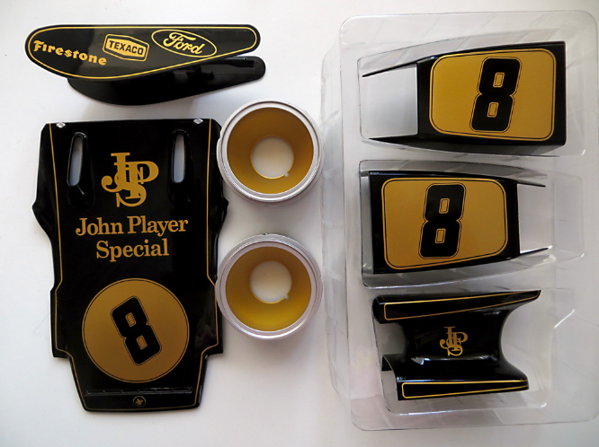 Pocher 1/8 scale Lotus 72 72D F1 kit HK114 parts Emerson Fittipaldi Pocher 1/8 scale Lotus 72 72D F1 kit HK114 parts Emerson Fittipaldi