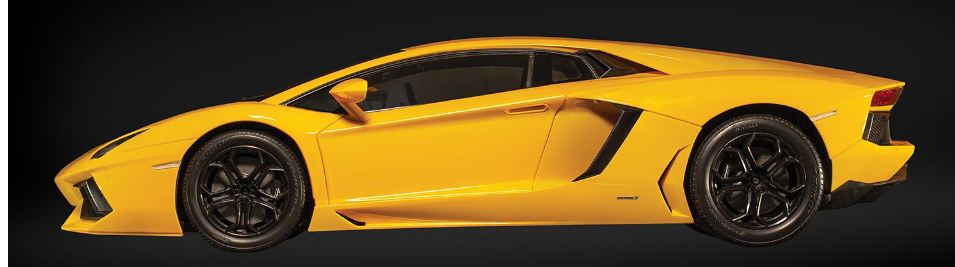 Pocher 1/8 yellow Lamborghini Aventador HK119 kit