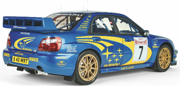 IXO 1/8 scale Subaru Impreza WRC metal kit IXO 1/8 scale Subaru Impreza WRC metal kit