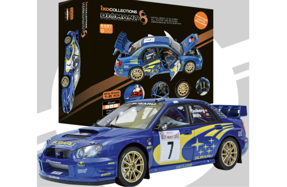 IXO 1/8 scale Subaru Impreza WRC metal kit IXO 1/8 scale Subaru Impreza WRC metal kit