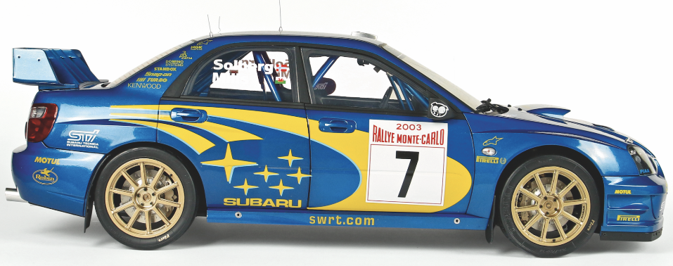 IXO 1/8 scale Subaru Impreza WRC metal kit IXO 1/8 scale Subaru Impreza WRC metal kit