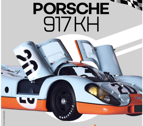 IXO 1/8 scale 1970 Gulf Porsche 917 KH Le Mans kit IXO 1/8 scale 1970 Gulf Porsche 917 KH Le Mans kit