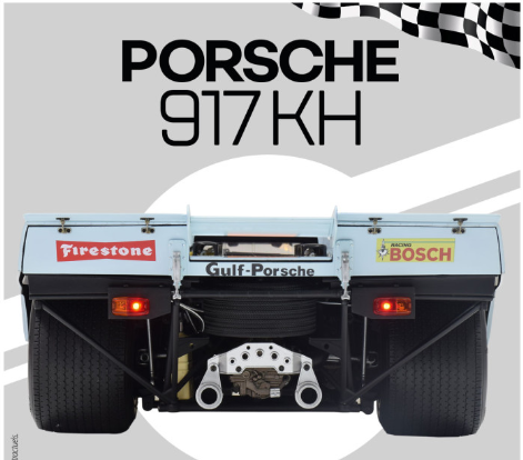 IXO 1/8 scale 1970 Gulf Porsche 917 KH Le Mans kit IXO 1/8 scale 1970 Gulf Porsche 917 KH Le Mans kit