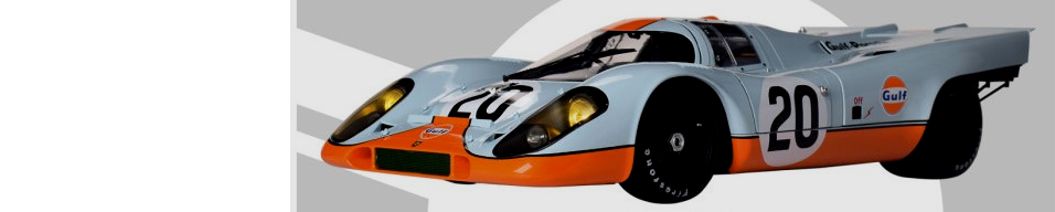 IXO 1/8 scale 1970 Gulf Porsche 917 KH kit