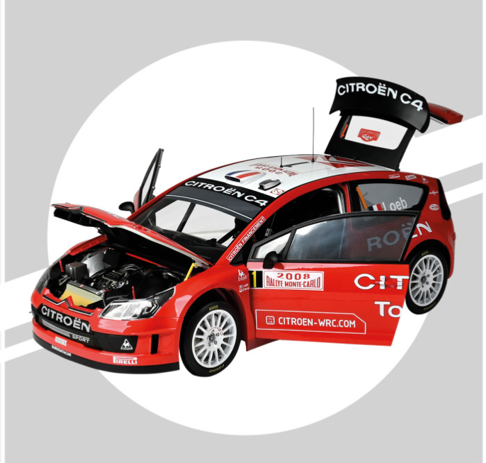 IXO 1/8 scale Citroen C4 WRC Sebastien Loeb kit