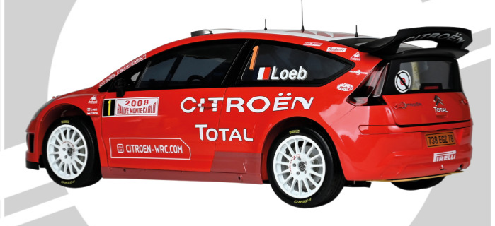 IXO 1/8 scale Citroen C4 WRC Sebastien Loeb kit