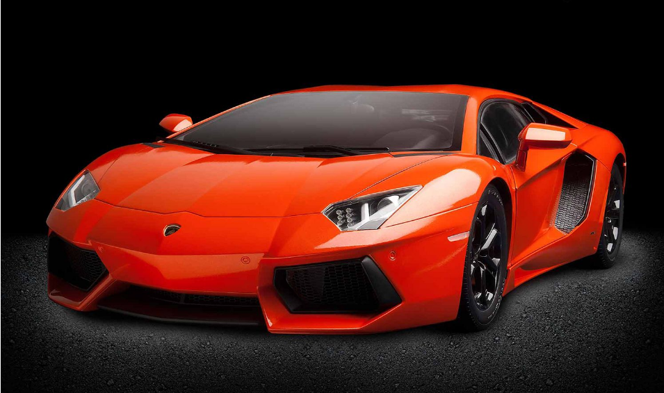 Pocher HK100 Lamborghini Aventador Coupe orange kit Pocher HK100 Lamborghini Aventador Coupe orange kit
