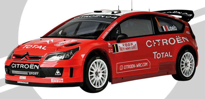 IXO 1/8 scale Citroen C4 WRC (Sebastien Loeb) kit IXO 1/8 scale Citroen C4 WRC (Sebastien Loeb) kit