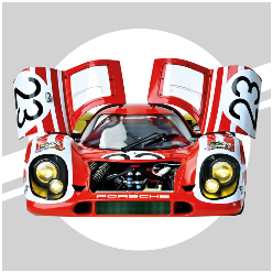 IXO 1/8 scale red Porsche 917 KH kit IXO 1/8 scale red Porsche 917 KH kit