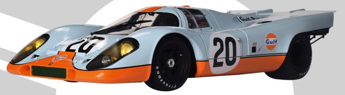IXO 1/8 scale 1970 Gulf Porsche 917 KH Le Mans kit IXO 1/8 scale 1970 Gulf Porsche 917 KH Le Mans kit
