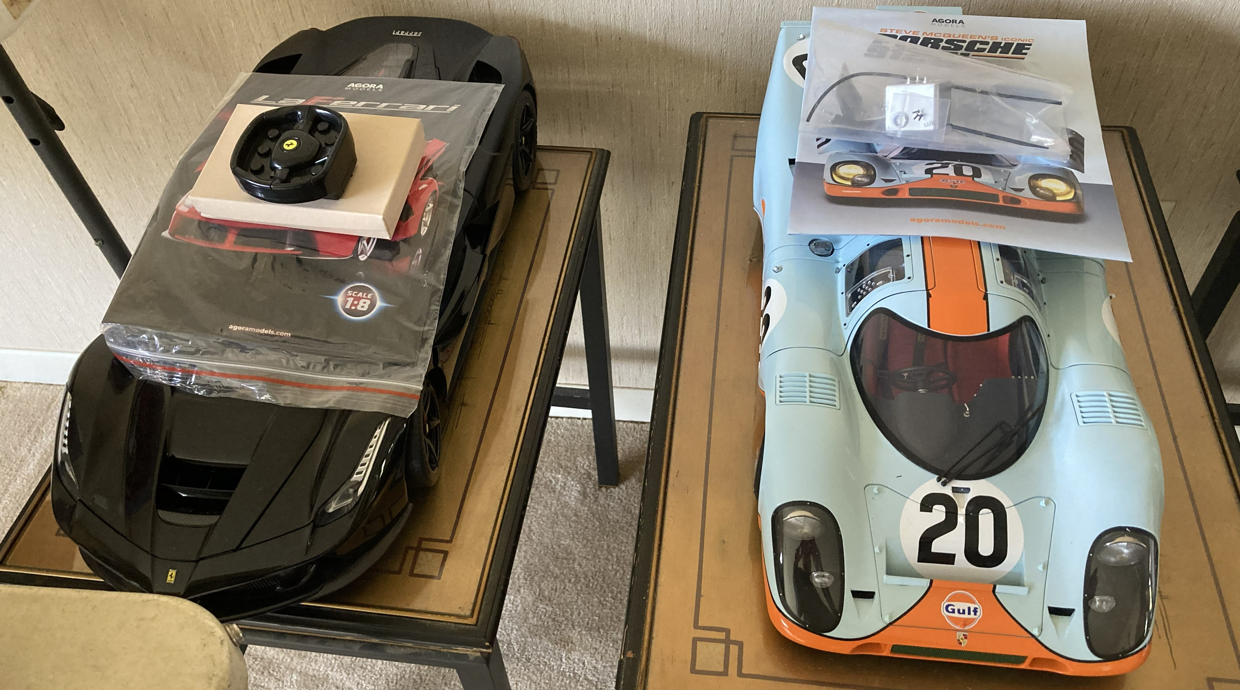 Pre-built 1/8 scale models by Pocher, Agora, IXO and more